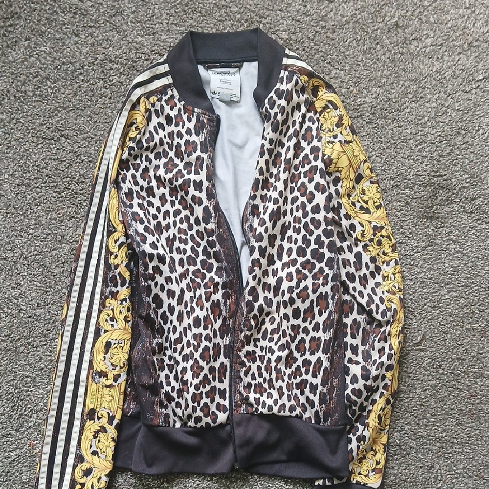 Jeremy Scott x Adidas Leopard Print Jacket